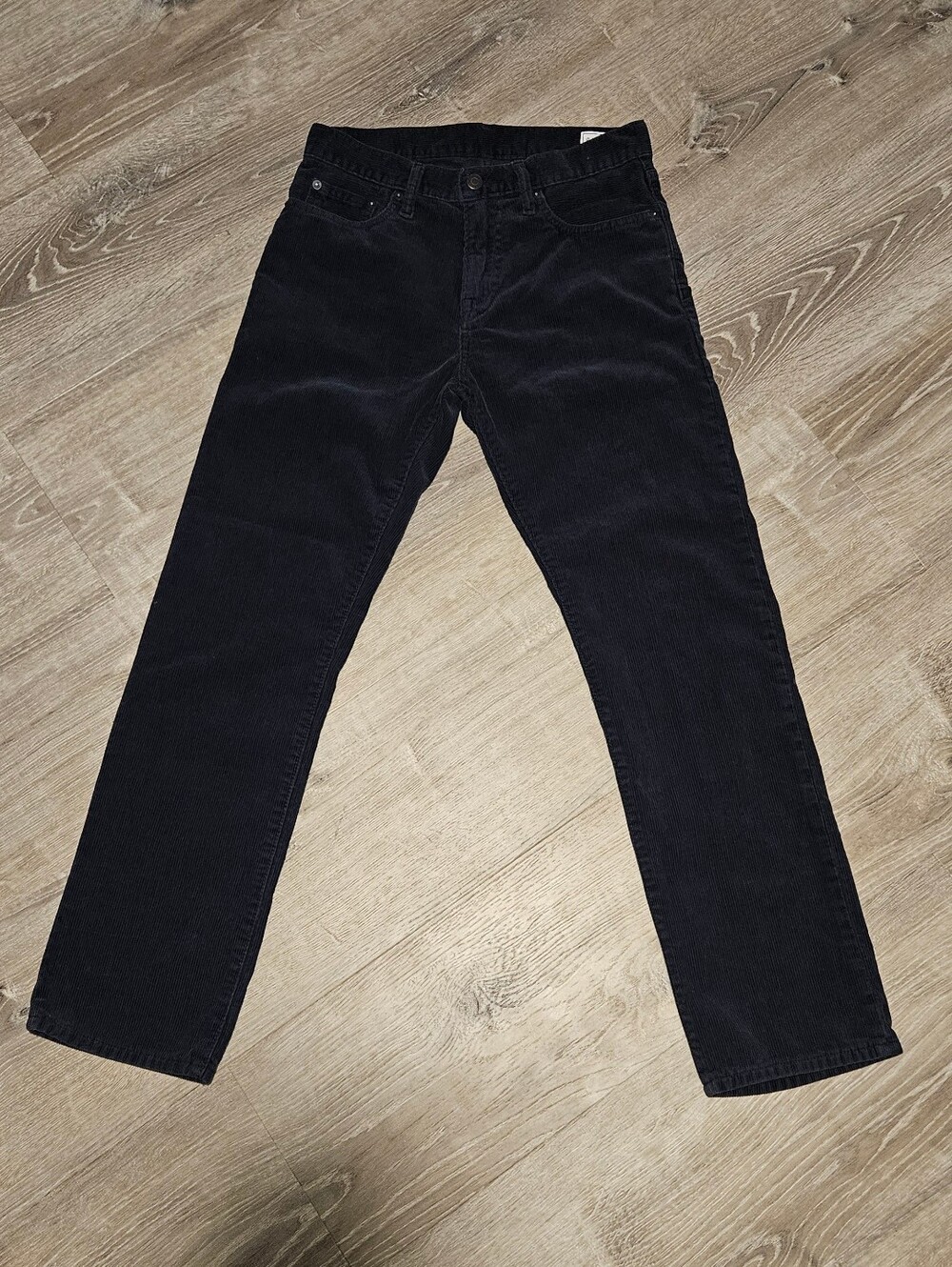 Gap Navy Blue Corduroy Pants Sz 28x30 Relaxed Straight Casual Preppy Academia
